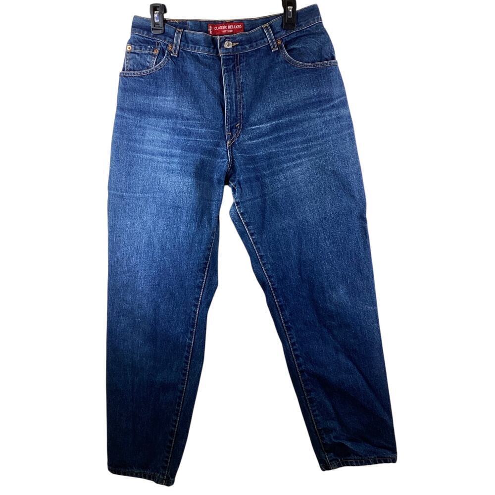Leviโsโ 550 classic relax tappered leg jeans sz 14 blue